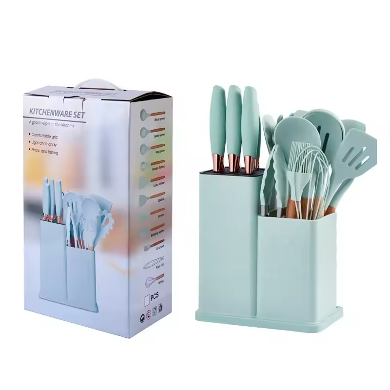 Kit Completo de Utensílios de Cozinha Luxo – 19 Peças