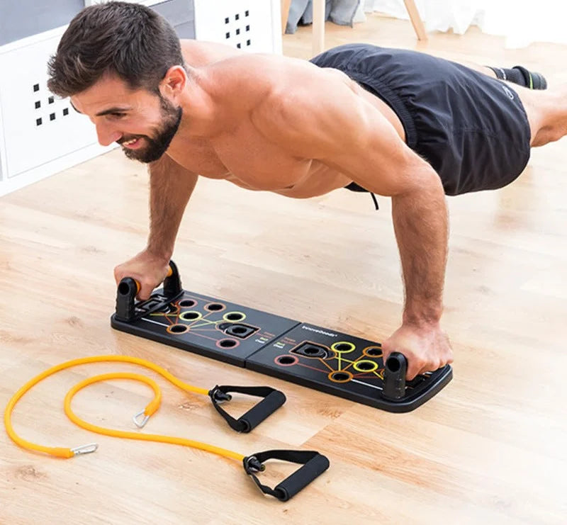 Equipamento de Treino Multifuncional, Placa Push-up Portátil